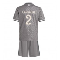 Real Madrid Daniel Carvajal #2 Tredje Tröja Barn 2024-25 Kortärmad (+ Korta byxor)